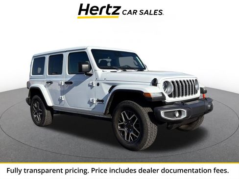 Used 2025 Jeep Wrangler Unlimited Sahara AWD/4WD image 1