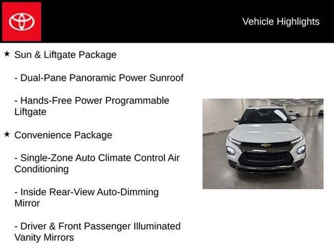 Used 2021 Chevrolet TrailBlazer ACTIV w/ Sun and Liftgate Package image 10