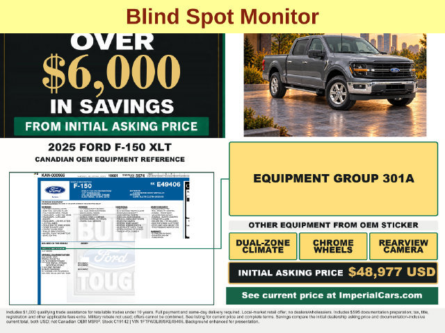 Certified 2025 Ford F150 XLT w/ Equipment Group 301A Standard AWD/4WD image 4