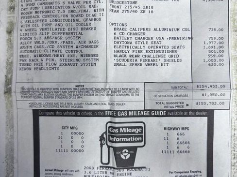 Used 2000 Ferrari 360 Modena image 45