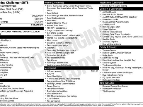 Used 2009 Dodge Challenger SRT8 RWD image 6