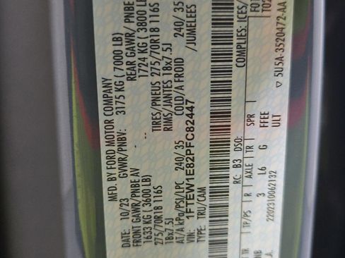 Used 2023 Ford F150 Tremor w/ Equipment Group 402A High AWD/4WD image 15