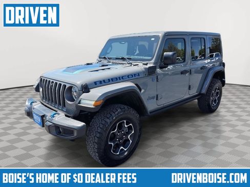 Used 2023 Jeep Wrangler Unlimited Rubicon 4xe w/ Cold Weather Group AWD/4WD image 1