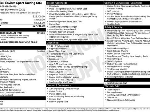 Used 2025 Buick Envista Sport Touring w/ Convenience II Package FWD image 32