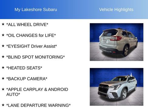 Certified 2025 Subaru Ascent Premium AWD/4WD image 6