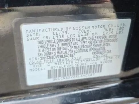 Used 2024 Nissan Versa S w/ S Plus Package FWD image 46