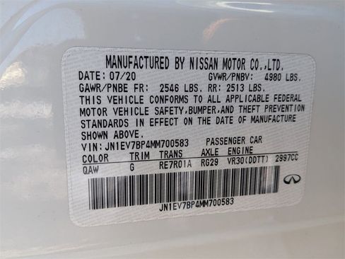 Used 2021 INFINITI Q50 Luxe w/ All Weather Package image 25