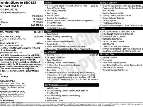 Certified 2021 Chevrolet Silverado 1500 LTZ w/ LTZ Premium Package AWD/4WD image 39