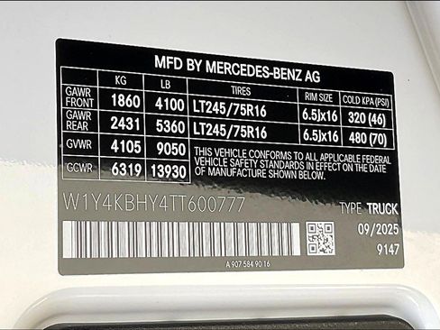 New 2026 Mercedes-Benz Sprinter 144 Cargo image 19