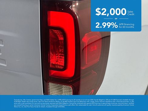 New 2026 Honda Ridgeline RTL image 10