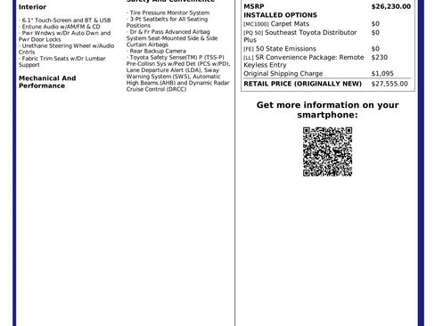 Used 2018 Toyota Tacoma SR w/ SR Convenience Package image 2