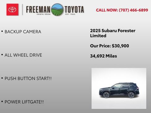Used 2025 Subaru Forester Limited AWD/4WD image 9