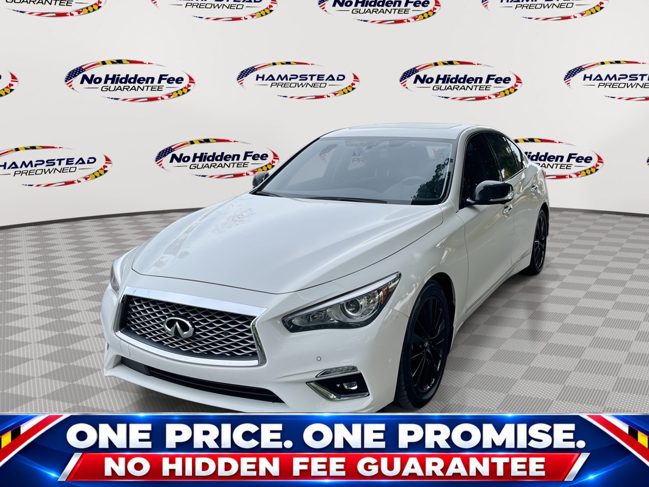 Used 2023 INFINITI Q50 Luxe w/ Cargo Package AWD/4WD image 1