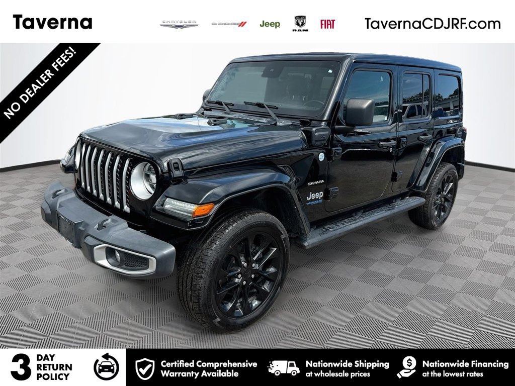 Certified 2021 Jeep Wrangler Unlimited Sahara w/ Cold Weather Group AWD/4WD image 1