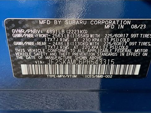 Certified 2023 Subaru Forester Wilderness AWD/4WD image 33