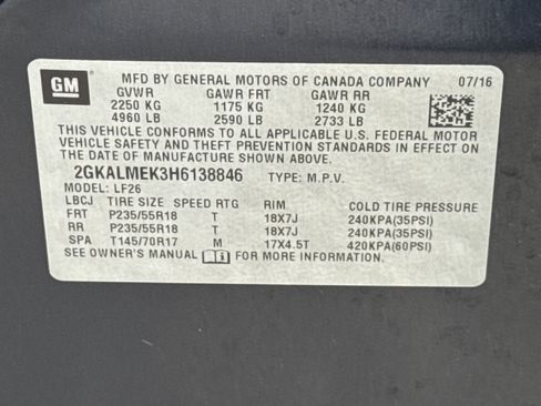 Used 2017 GMC Terrain SLE FWD image 32