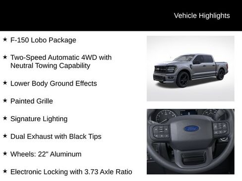 New 2026 Ford F150 STX w/ F-150 LOBO Package AWD/4WD image 7