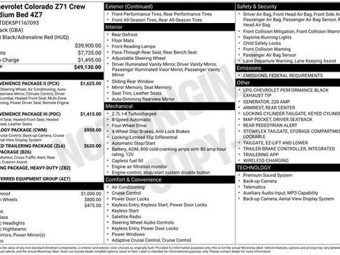 Used 2023 Chevrolet Colorado Z71 w/ Z71 Convenience Package 2 image 15