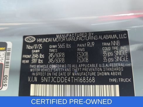 Certified 2026 Hyundai Santa Cruz SEL AWD/4WD image 36