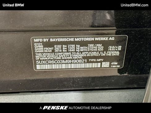 Used 2021 BMW X5 xDrive40i w/ Premium Package 3 AWD/4WD image 15