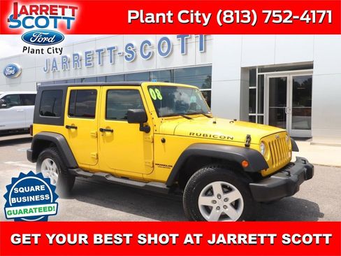 Used 2008 Jeep Wrangler Unlimited Rubicon w/ Dual Top Group AWD/4WD image 1