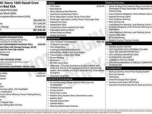 Used 2023 GMC Sierra 1500 Denali w/ Denali Reserve Package AWD/4WD image 9