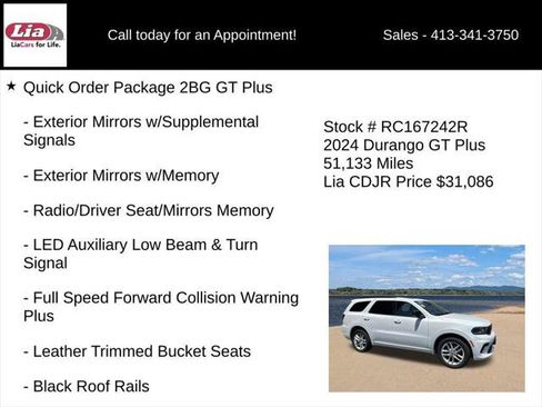 Certified 2024 Dodge Durango GT AWD/4WD image 16