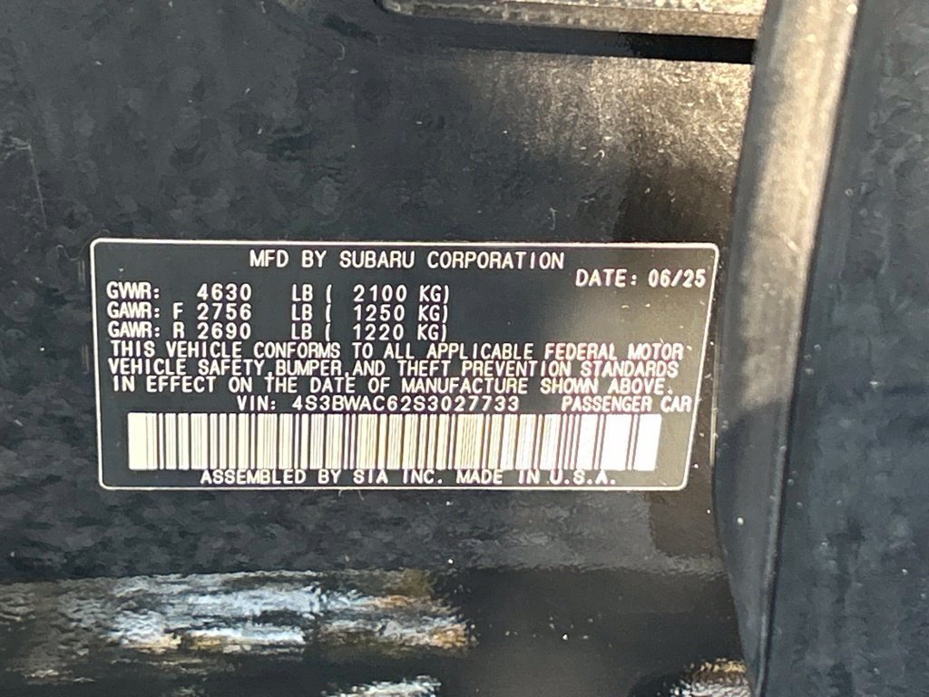Certified 2025 Subaru Legacy Premium w/ Popular Package #1A AWD/4WD image 50