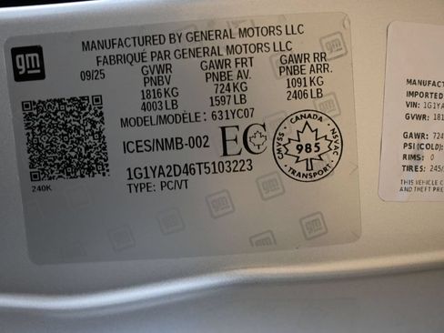 Used 2026 Chevrolet Corvette Stingray Coupe w/ Battery Protection Package RWD image 40