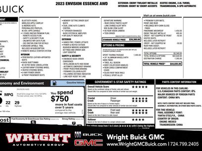 Certified 2023 Buick Envision Essence w/ Sport Touring Package