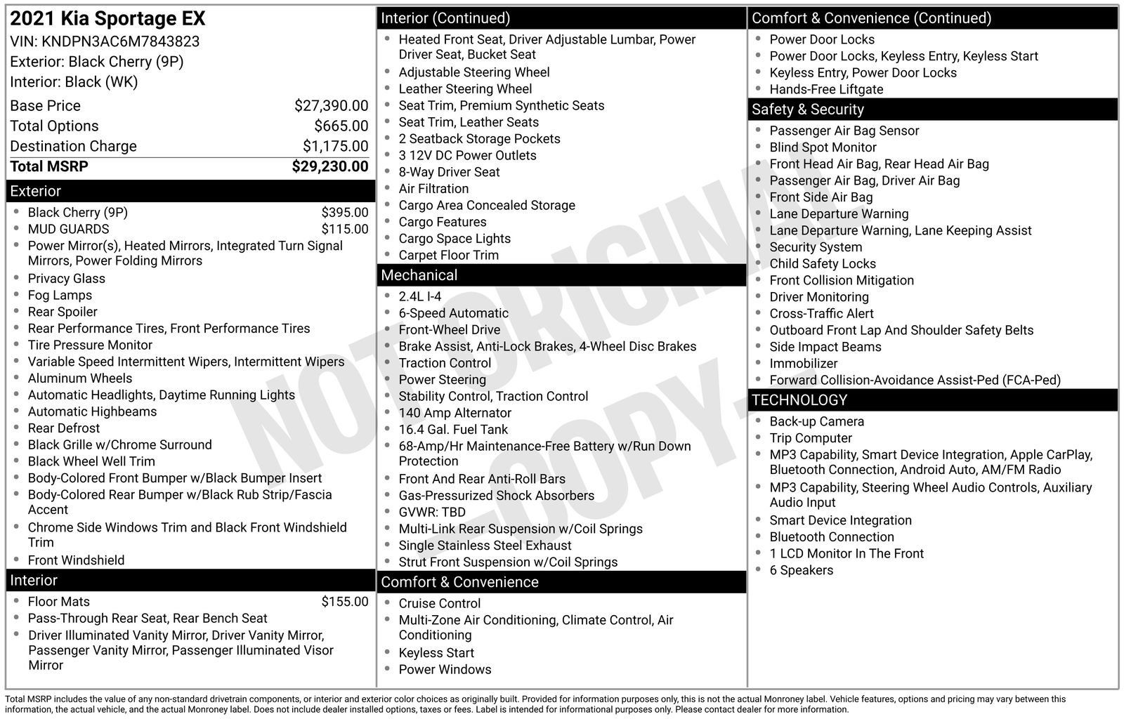 Used 2021 Kia Sportage EX FWD image 3