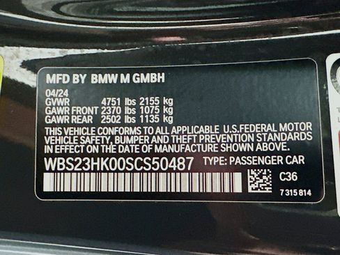 Used 2025 BMW M4 Competition w/ Executive Package image 34