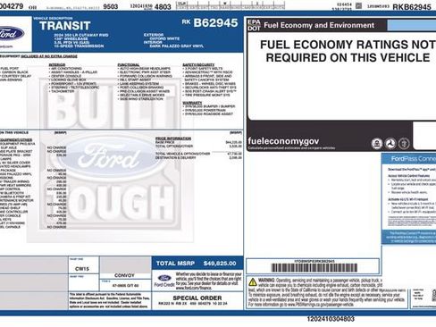 Used 2024 Ford Transit 350 w/ Exterior Upgrade Package RWD image 3