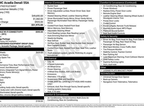 Used 2015 GMC Acadia Denali image 2