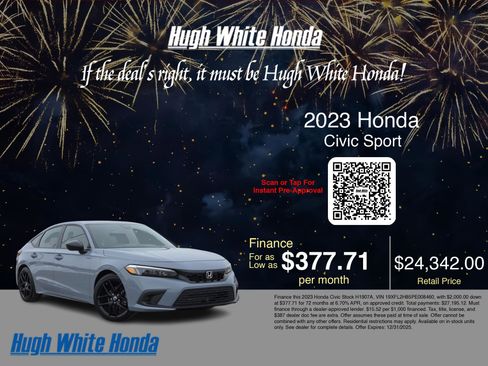 Used 2023 Honda Civic Sport image 3