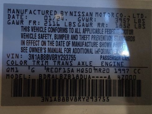 Used 2024 Nissan Sentra S FWD image 33