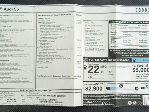 Used 2025 Audi S6 Premium Plus w/ Premium Plus Package image 24