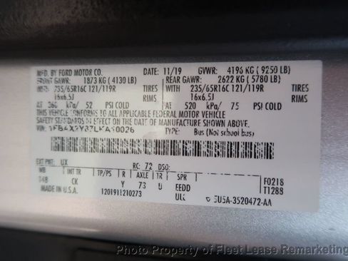 Used 2020 Ford Transit 350 XLT RWD image 14