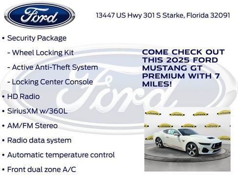 New 2025 Ford Mustang GT Premium w/ 60th Anniversary Package image 25