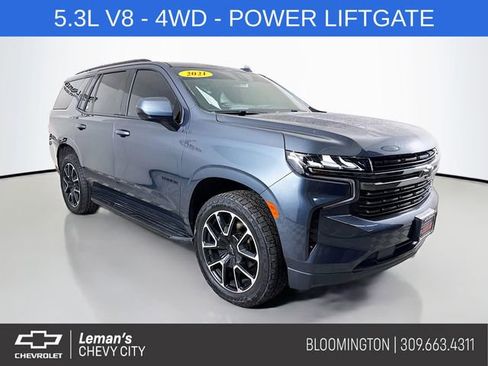 Used 2021 Chevrolet Tahoe RST w/ Rear Media and Nav Package image 1