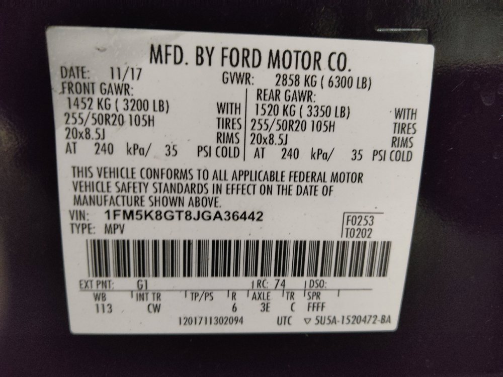 Used 2018 Ford Explorer Sport w/ Ford Safe & Smart Package AWD/4WD image 33