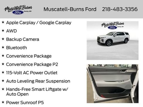 Used 2020 Hyundai Palisade SEL w/ Convenience Package AWD/4WD image 7