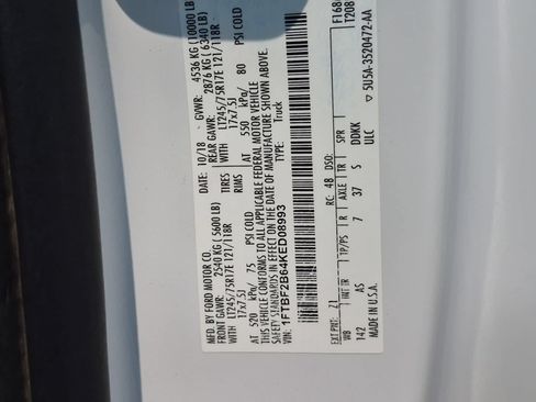 Used 2019 Ford F250 XL w/ Snow Plow Prep Package AWD/4WD image 33