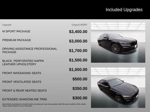 Used 2022 BMW 740i xDrive 740i xDrive Sedan 4D w/ M Sport Package image 4