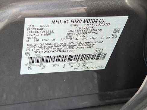 Used 2023 Ford Maverick Lariat w/ Equipment Group 500A Standard image 32