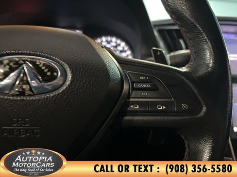 Used 2019 INFINITI Q50 Red Sport 400 w/ Sensory Package AWD/4WD image 23
