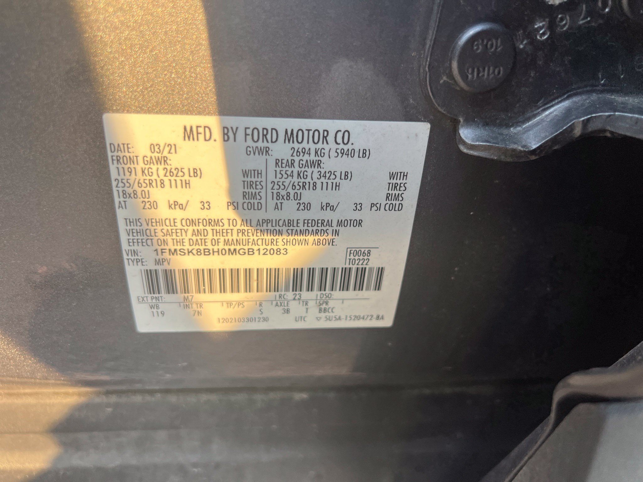 Used 2021 Ford Explorer 4WD image 20