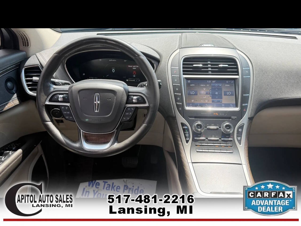 Used 2019 Lincoln Nautilus Reserve AWD/4WD image 11