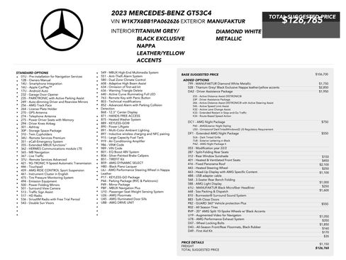 Used 2023 Mercedes-Benz AMG GT 53 w/ Driver Assistance Package image 75