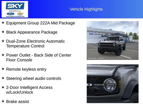 New 2025 Ford Bronco Big Bend image 12